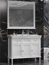 Opadiris Мебель для ванной Кантара 105 белая матовая – фотография-1