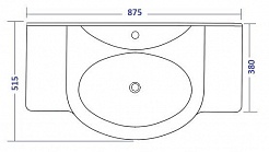 Opadiris Мебель для ванной Клио 80 слоновая кость – фотография-9