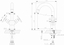 Promo Смеситель для раковины Summer Rain F177111C-1 – фотография-4