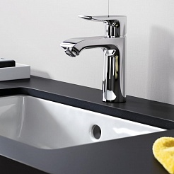 Hansgrohe Смеситель Metris 31084000 для раковины – фотография-5