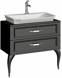 Aqwella Мебель для ванной LaDonna 85 черный матовый – фотография-6