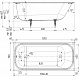 Maroni Ванна чугунная Aura Lux 150х70 – картинка-6