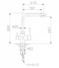 Lemark Смеситель "Expert LM5061S" для кухонной мойки – фотография-2