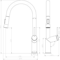 Lemark Смеситель для кухни Minima LM3850C хром – фотография-3