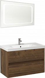 Водолей Мебель для ванной Грейс 90 подвесная дуб хантон – фотография-1