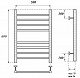 Point Полотенцесушитель водяной П8 500x600 PN10156S хром – картинка-6