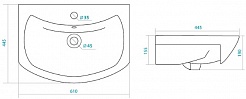 ASB-Mebel Мебель для ванной Грета 60 подвесная – фотография-12