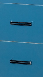 Misty Тумба с раковиной Джулия QVATRO 75 конус, 3 ящика, синяя – фотография-6