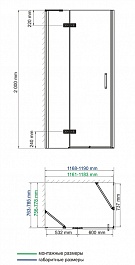 WasserKRAFT Душевой уголок Aller 10H06LB – фотография-2