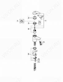 Grohe Смеситель "Euroeco 32734000" – фотография-2