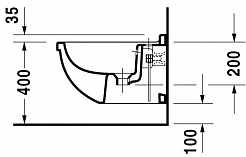 Duravit Биде подвесное "Starck 3" 2280150000 – фотография-3