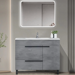 Parly Мебель для ванной Gill 100 цементно-серый – фотография-1