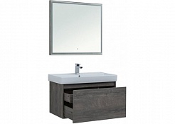 Aquanet Мебель для ванной Nova Lite 100 дуб рошелье – фотография-2