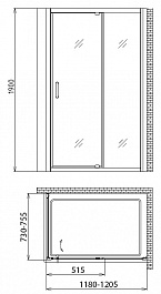 Gemy Душевой уголок Sunny Bay S28191B-A75 – фотография-2