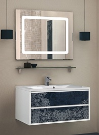 Акватон Мебель для ванной "Римини 80" ажур – фотография-1