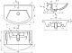 Водолей Раковина мебельная Dreja Альфа 55 – фотография-8