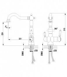 Lemark Смеситель Comfort LM3065C для кухонной мойки – фотография-2