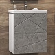 Vigo Мебель для ванной Geometry 2-500 белая/бетон – фотография-16