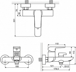 Excellent Смеситель Clever для ванны – фотография-3