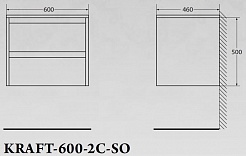 BelBagno Тумба с раковиной KRAFT 600 Pino Pasadena – фотография-4