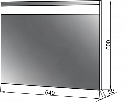 Cerutti Мебель для ванной Эмилия grey 70 подвесная – фотография-5