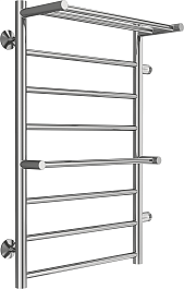 Terminus Полотенцесушитель водяной Анкона П8 500x800 БП500 с полкой хром – фотография-2