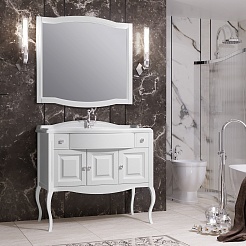 Opadiris Мебель для ванной Лаура 100 белая – фотография-2