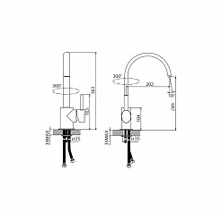 Iddis Смеситель для кухни Kitchen FA56163C – фотография-6