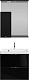 Водолей Тумба с раковиной Марко 60 черная – картинка-14