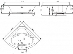 Vagnerplast Акриловая ванна Veronela corner 140 – фотография-3