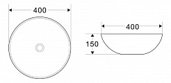 BelBagno Раковина накладная BB344 – фотография-2