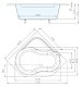 Alpen Акриловая ванна Edera 152 – картинка-6