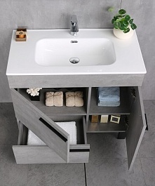 Parly Мебель для ванной Gill 70 цементно-серый – фотография-5