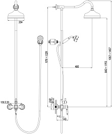 Lemark Душевая система Villa LM4860B – фотография-2