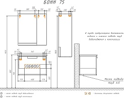 Comforty Зеркальный шкаф Бонн 75 дуб дымчатый/графит – фотография-8