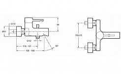 Jacob Delafon Смеситель Cuff E45532-CP – фотография-2