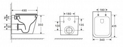 WeltWasser Унитаз подвесной GELBACH 004 GL-WT – фотография-2