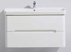 BelBagno Тумба с раковиной LUXURY/SOFT 800 Bianco Lucido, раковина SOFT – фотография-1