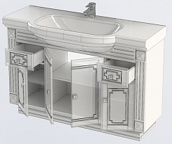 Aquanet Тумба с раковиной Фредерика 125 – фотография-6