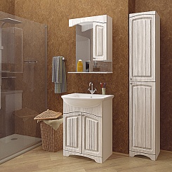 Mixline Мебель для ванной Крит 65 патина серебро – фотография-4