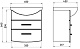ASB-Mebel Тумба с раковиной Грета 60 подвесная – фотография-24