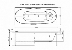 Aquanet Акриловая ванна Dali 170x70 – фотография-8