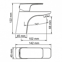 WasserKRAFT Смеситель Salm 2703 для умывальника – фотография-4