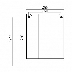 Mixline Зеркало-шкаф Бриз 50 L – фотография-2