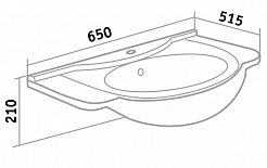 Runo Мебель для ванной Кантри 65 – фотография-5