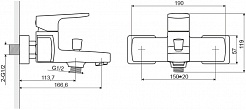 Excellent Смеситель Platania для ванны – фотография-4