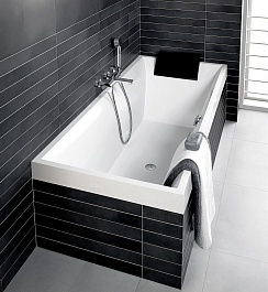 Villeroy & Boch Акриловая ванна "Squaro UBQ180SQR2V-96" star white – фотография-2