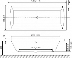 Excellent Акриловая ванна Crown 180x80 – фотография-5