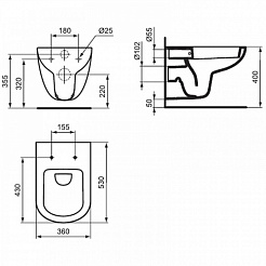 Ideal Standard Унитаз подвесной Tempo – фотография-2