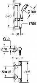 Grohe Смеситель "Grohtherm 800 34565001" – фотография-4